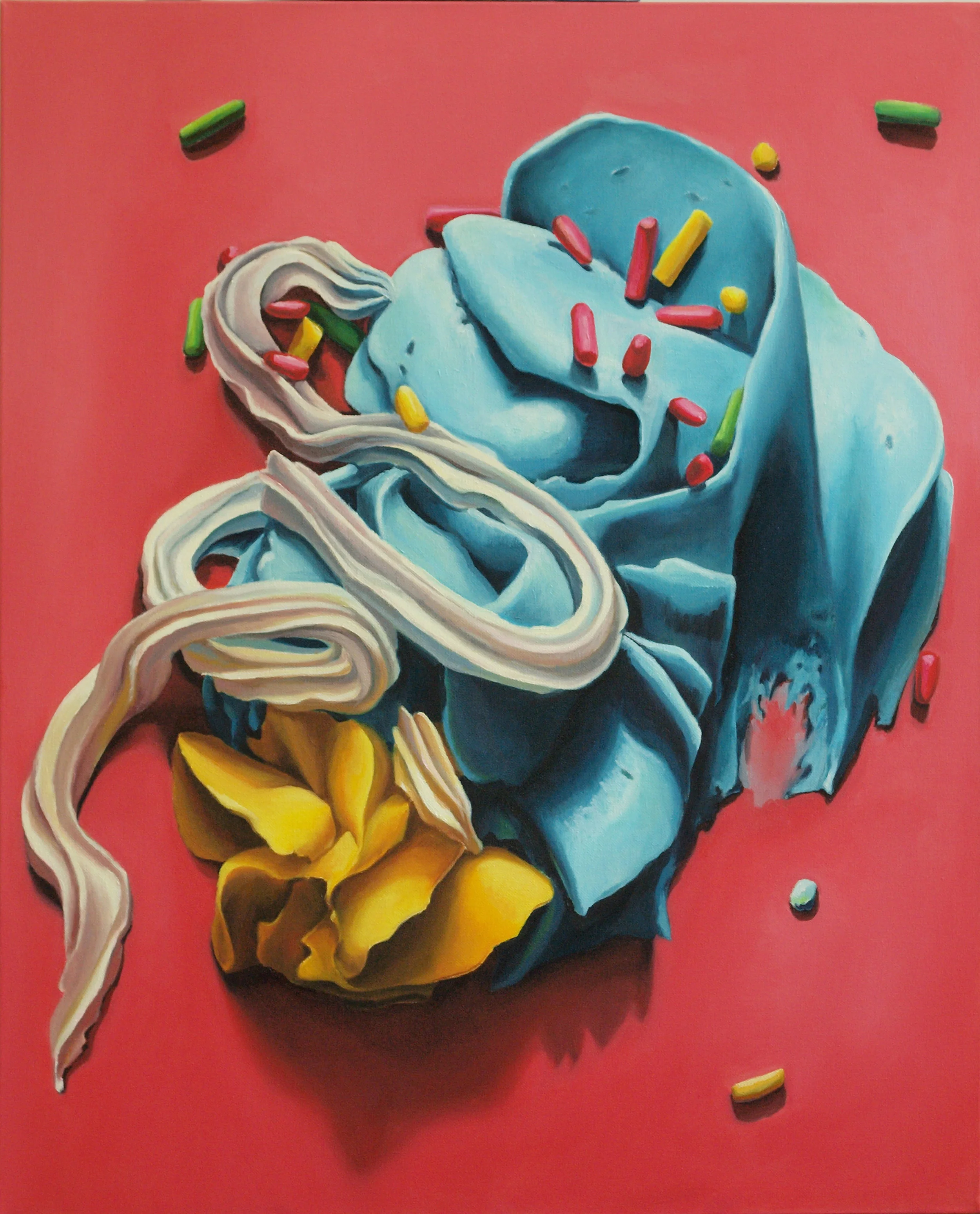 Christi Harris ,Sugar Shock, 2011, Oil on canvas, 30 × 24 in View on Artsy76.2 × 61 cm