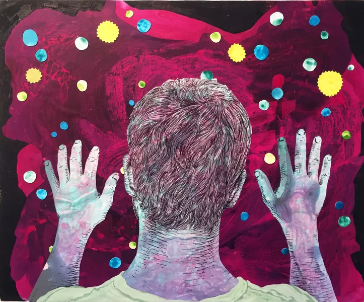 Poet Contemplates the Sky