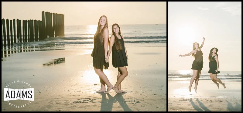 Jillian & her best friend, who she met when she first moved to Jax, and they have stuck by each other ever since. Sweet friends...Oh, and they nailed the "jump shot"!!