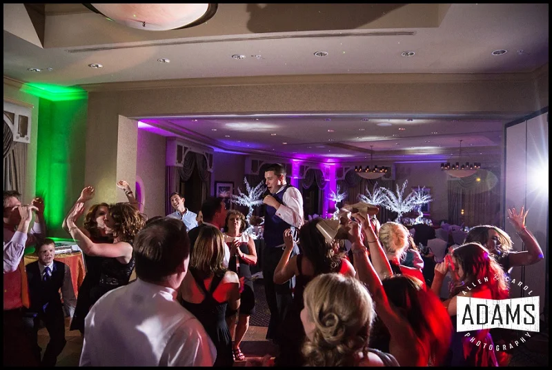 THERE'S ALWAYS ONE CRAZY DANCER THAT STANDS OUT AMONG THE REST! AT LEAST THAT'S WHAT WE HOPE FOR! THEY USUALLY HELP BRING LIFE TO THE RECEPTION!
