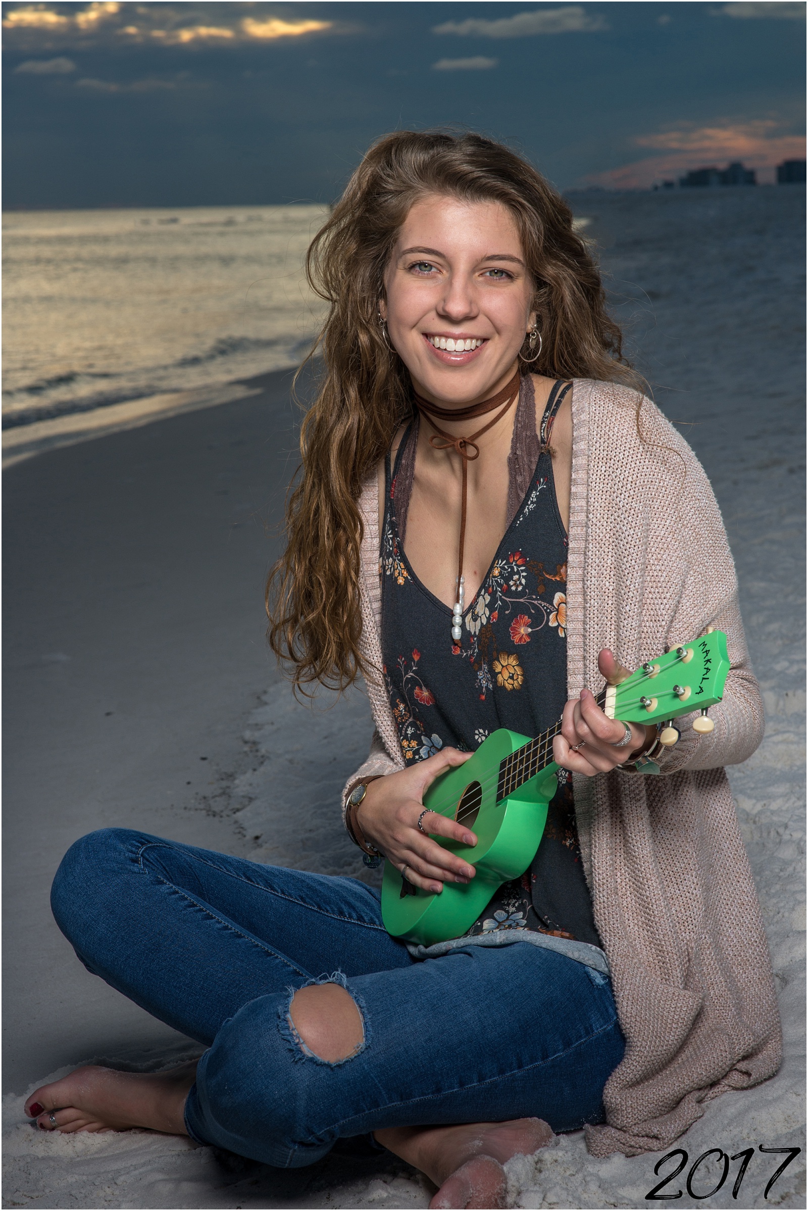 ukulele senior photos