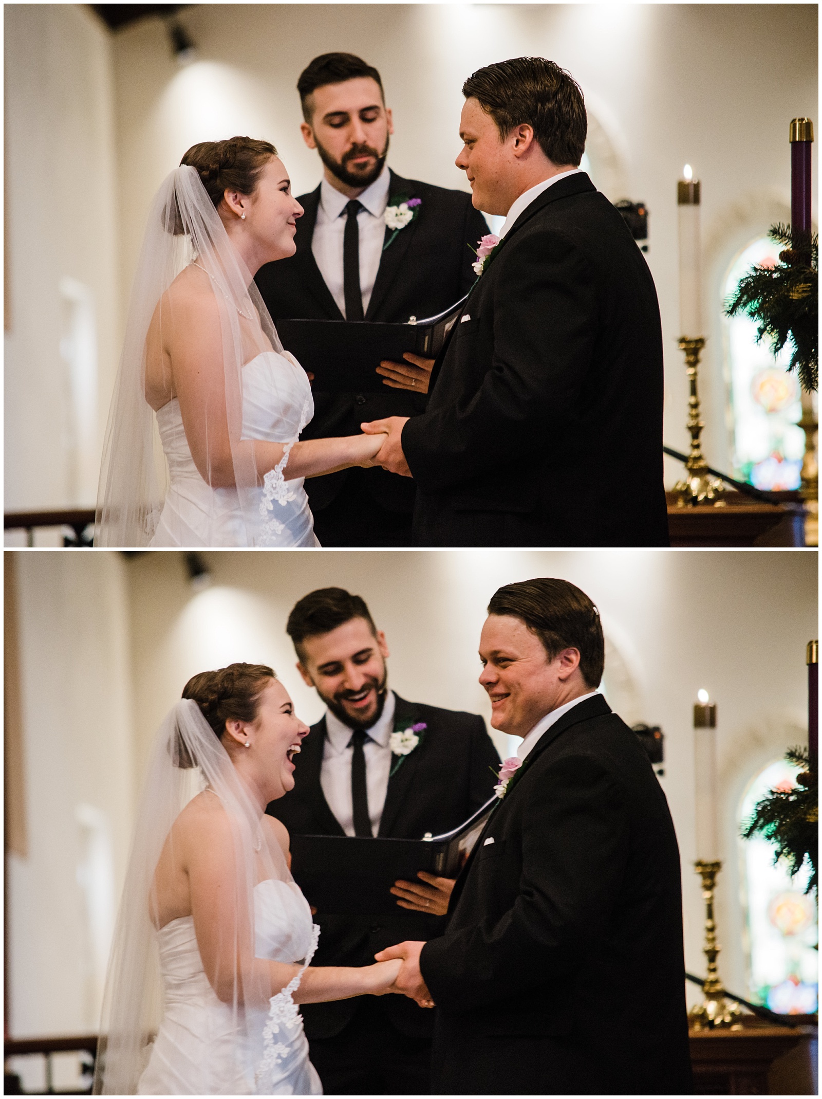 The officiant is HER BROTHER, Nate. (our ring-bearer)!!!! Does it get any sweeter than that? I can’t imagine my son officiating his sisters’ weddings. Nate did such a great job!
