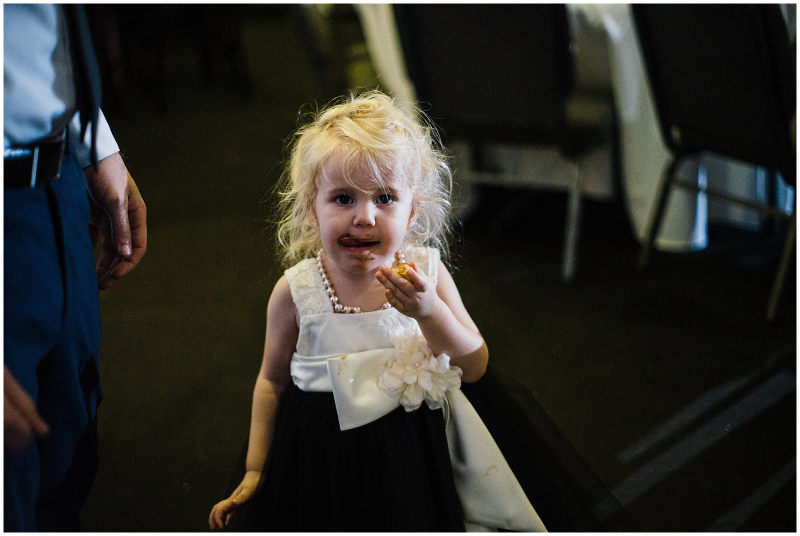 Nora! Their daughter! This is what happens when Mom and Dad are busy dancing with each other!!! (insert gut-busting laugh)