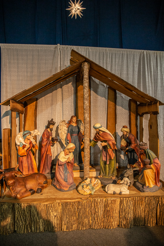 A REMINDER INSIDE SANTA'S VILLAGE OF THE TRUE REASON