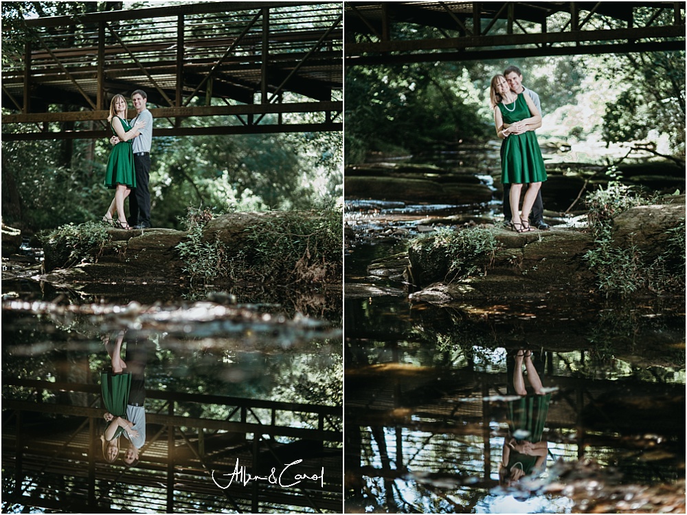 Covered bridge and creek photos Atlanta Georgia