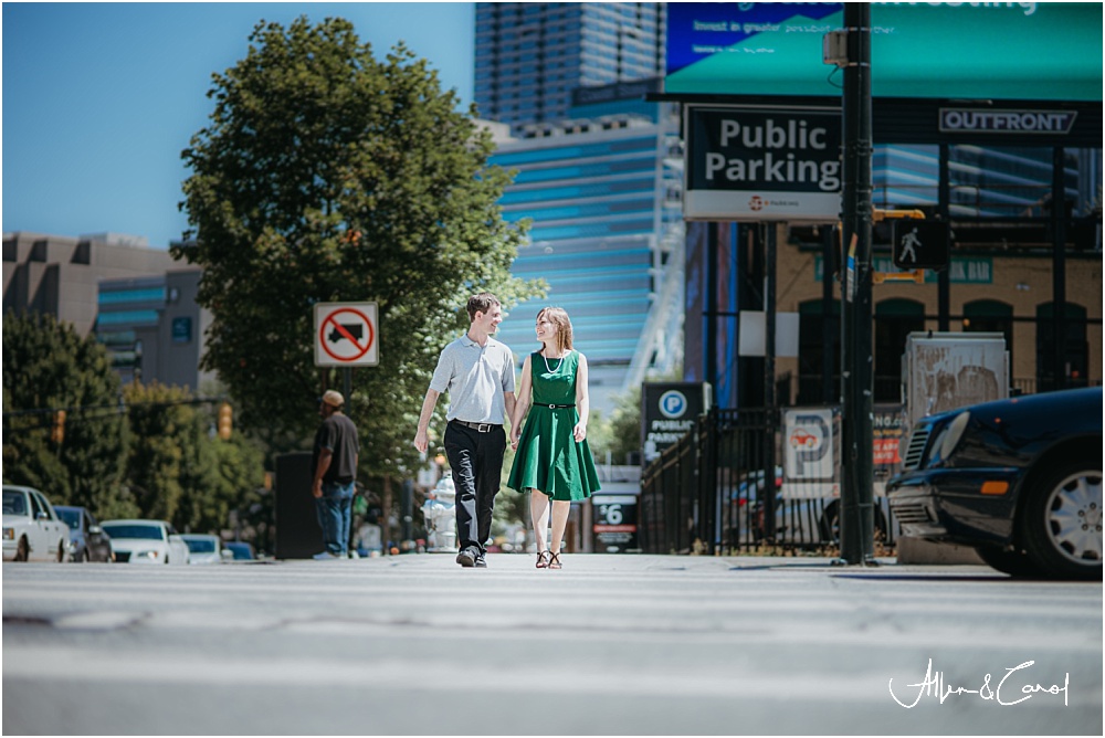 Best engagement photos downtown atlanta