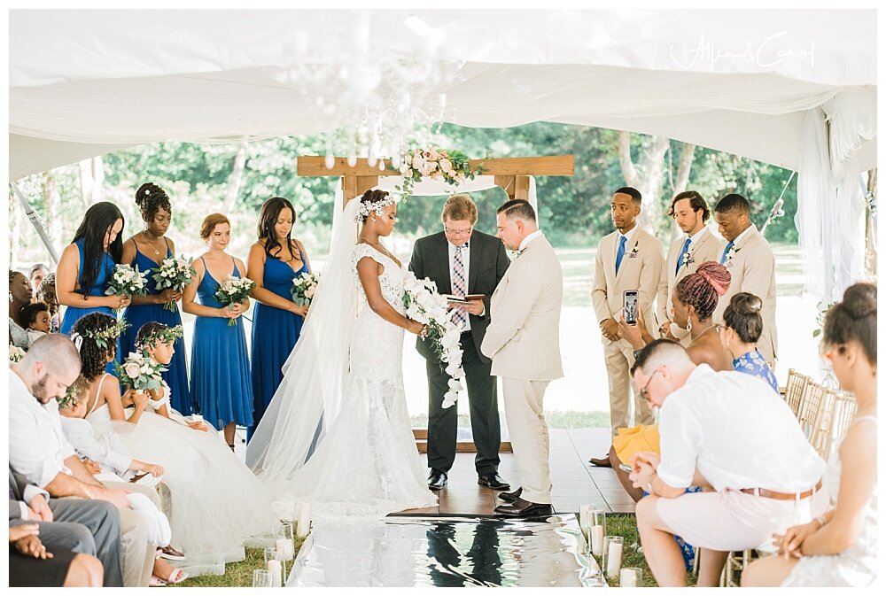  Oh the sweetness of these quiet moments spent in prayer during a wedding ceremony…acknowledging the amazing God who brought them together in Unity 