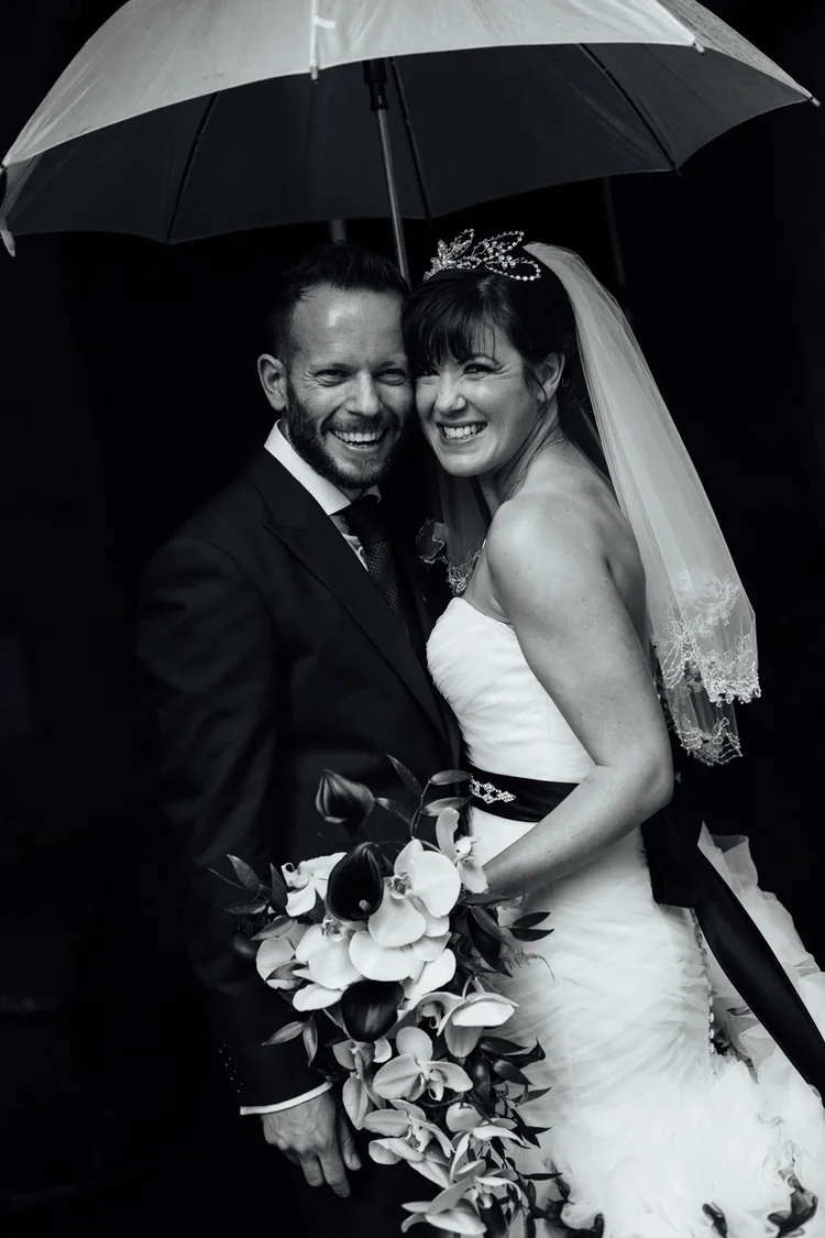 Kim and Dan's rainy wedding in Knaresborough and Harrogate — photo 11 of 28