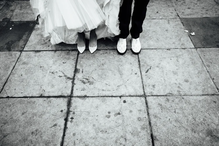 Kim and Dan's rainy wedding in Knaresborough and Harrogate — photo 19 of 28