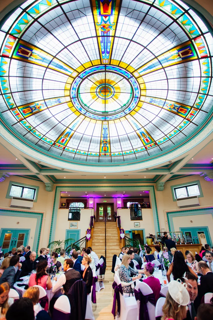 Kim and Dan's rainy wedding in Knaresborough and Harrogate — photo 22 of 28