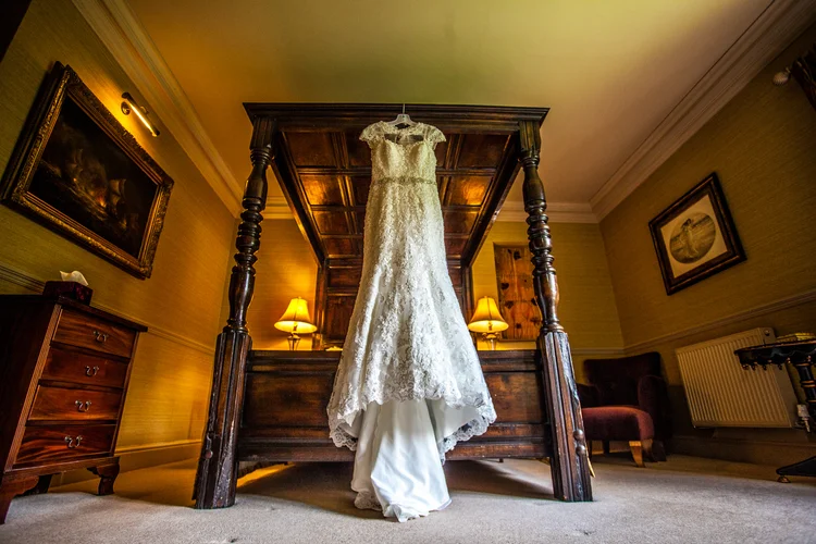 Jemma and Tom's summer wedding at Whitley Hall, Sheffield — photo 6 of 43