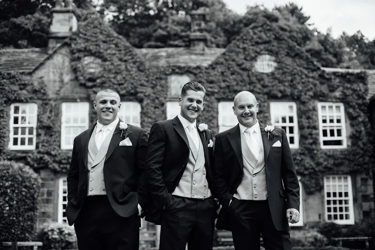 Jemma and Tom's summer wedding at Whitley Hall, Sheffield — photo 7 of 43