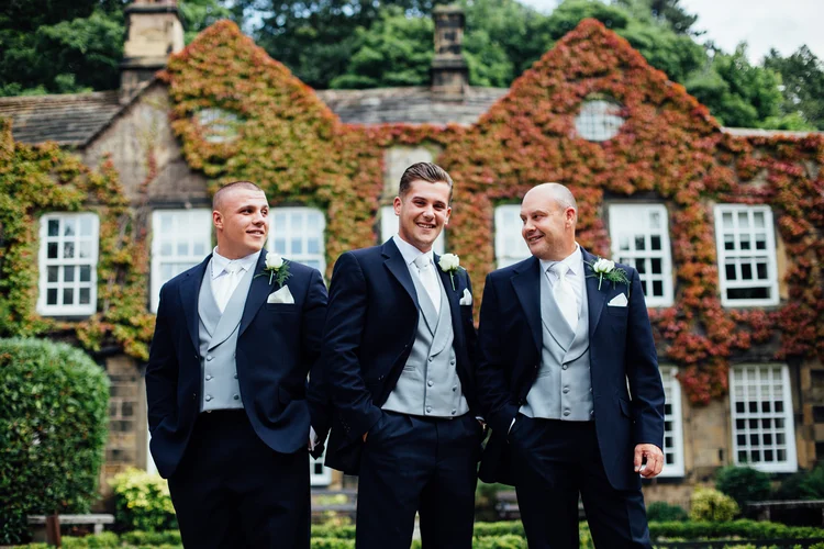 Jemma and Tom's summer wedding at Whitley Hall, Sheffield — photo 8 of 43