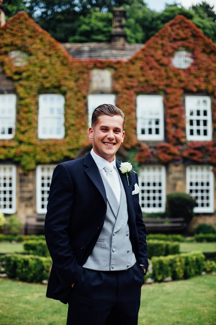 Jemma and Tom's summer wedding at Whitley Hall, Sheffield — photo 9 of 43