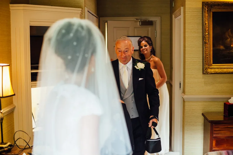 Jemma and Tom's summer wedding at Whitley Hall, Sheffield — photo 12 of 43