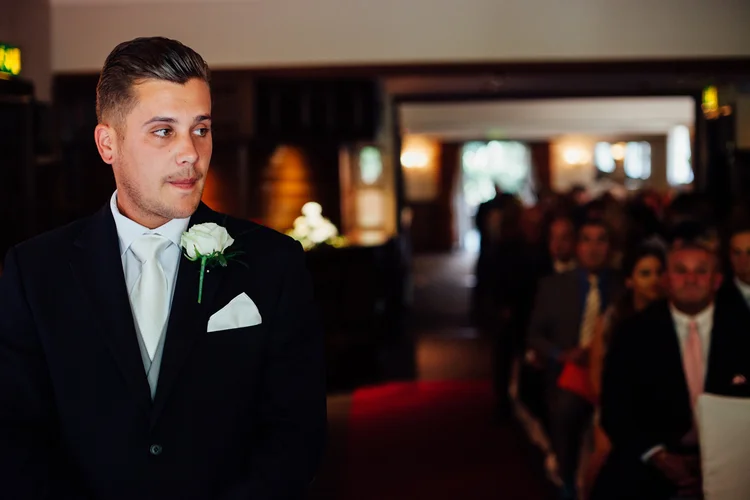 Jemma and Tom's summer wedding at Whitley Hall, Sheffield — photo 14 of 43