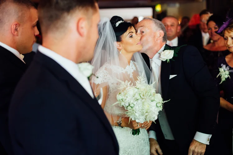 Jemma and Tom's summer wedding at Whitley Hall, Sheffield — photo 15 of 43
