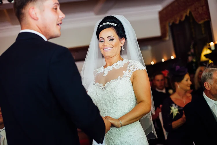Jemma and Tom's summer wedding at Whitley Hall, Sheffield — photo 17 of 43