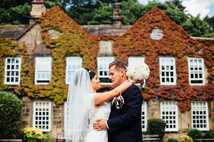 Jemma and Tom's summer wedding at Whitley Hall, Sheffield — photo 20 of 43