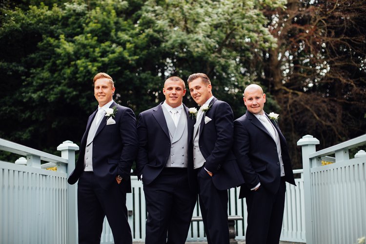 Jemma and Tom's summer wedding at Whitley Hall, Sheffield — photo 27 of 43
