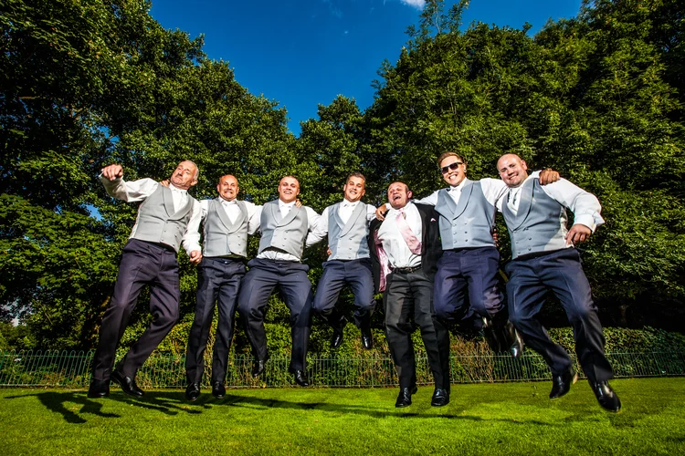 Jemma and Tom's summer wedding at Whitley Hall, Sheffield — photo 31 of 43