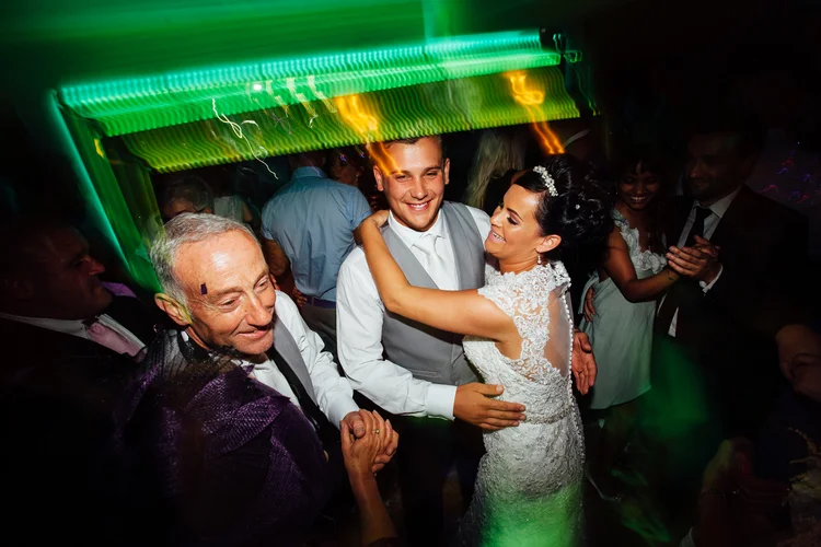 Jemma and Tom's summer wedding at Whitley Hall, Sheffield — photo 42 of 43