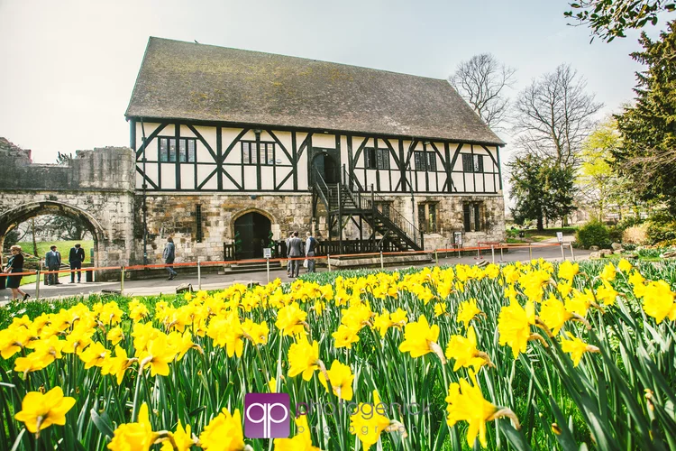 Katie and Chris's spring wedding at The Hospitium, York — photo 15 of 45