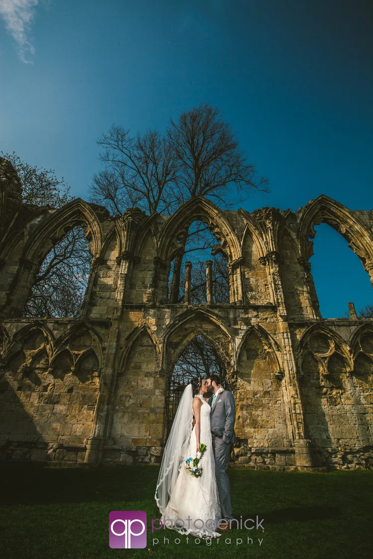Katie and Chris's spring wedding at The Hospitium, York — photo 26 of 45