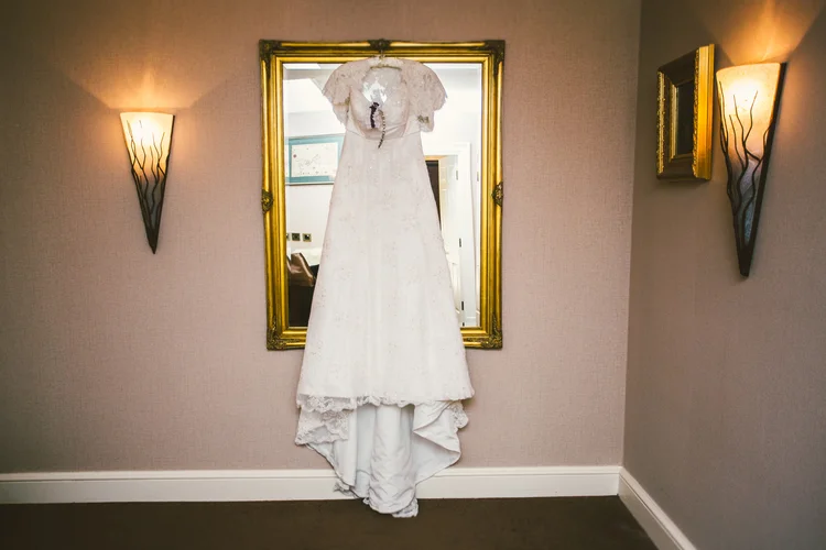 Helen and Simon's November wedding at Hazlewood Castle, York — photo 3 of 67