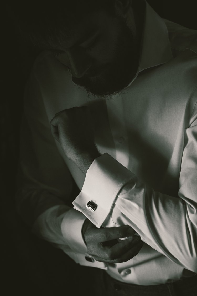 Helen and Simon's November wedding at Hazlewood Castle, York — photo 10 of 67