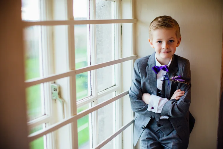 Helen and Simon's November wedding at Hazlewood Castle, York — photo 12 of 67