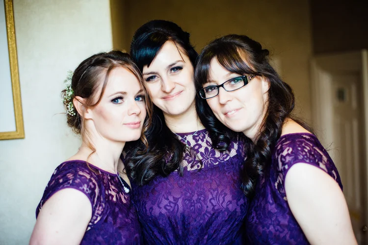Helen and Simon's November wedding at Hazlewood Castle, York — photo 25 of 67