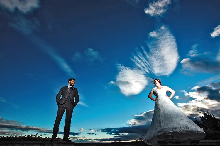Helen and Simon's November wedding at Hazlewood Castle, York — photo 37 of 67