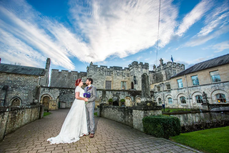 Helen and Simon's November wedding at Hazlewood Castle, York — photo 43 of 67