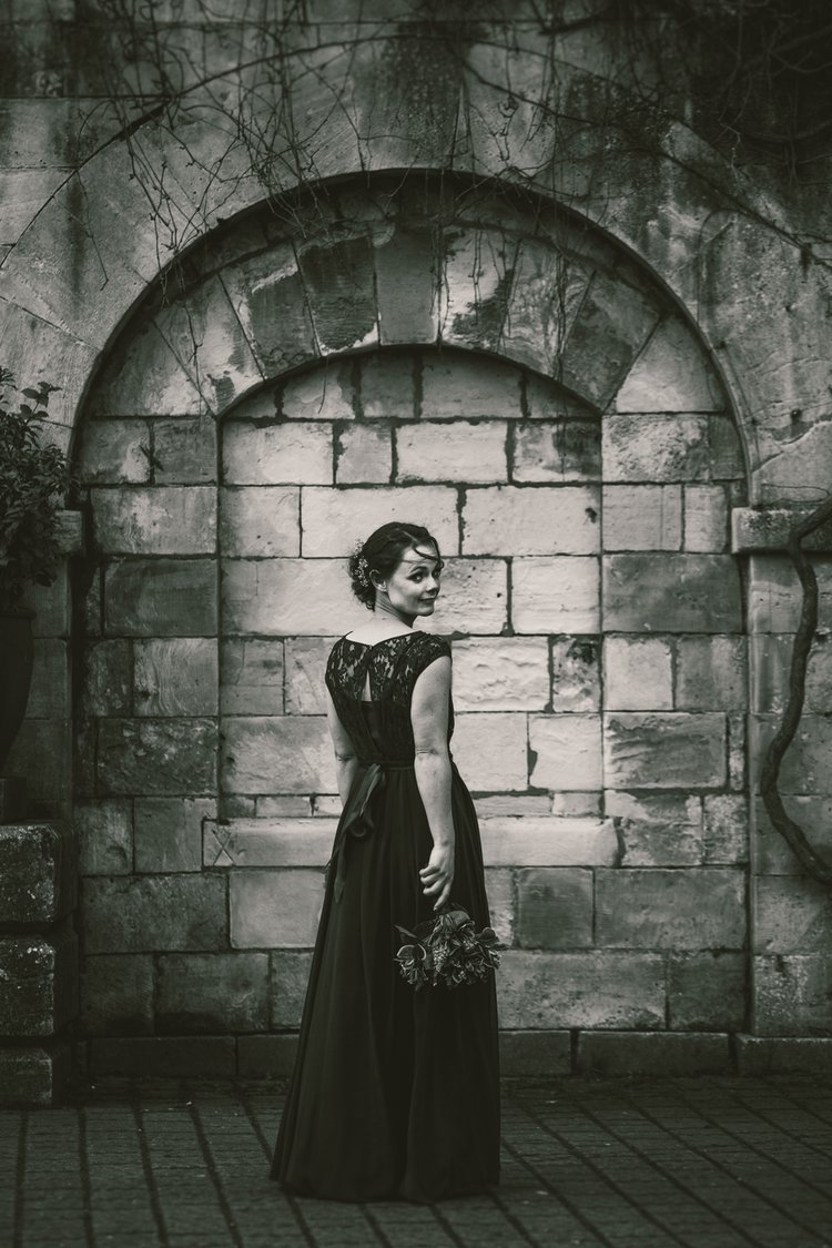 Helen and Simon's November wedding at Hazlewood Castle, York — photo 46 of 67