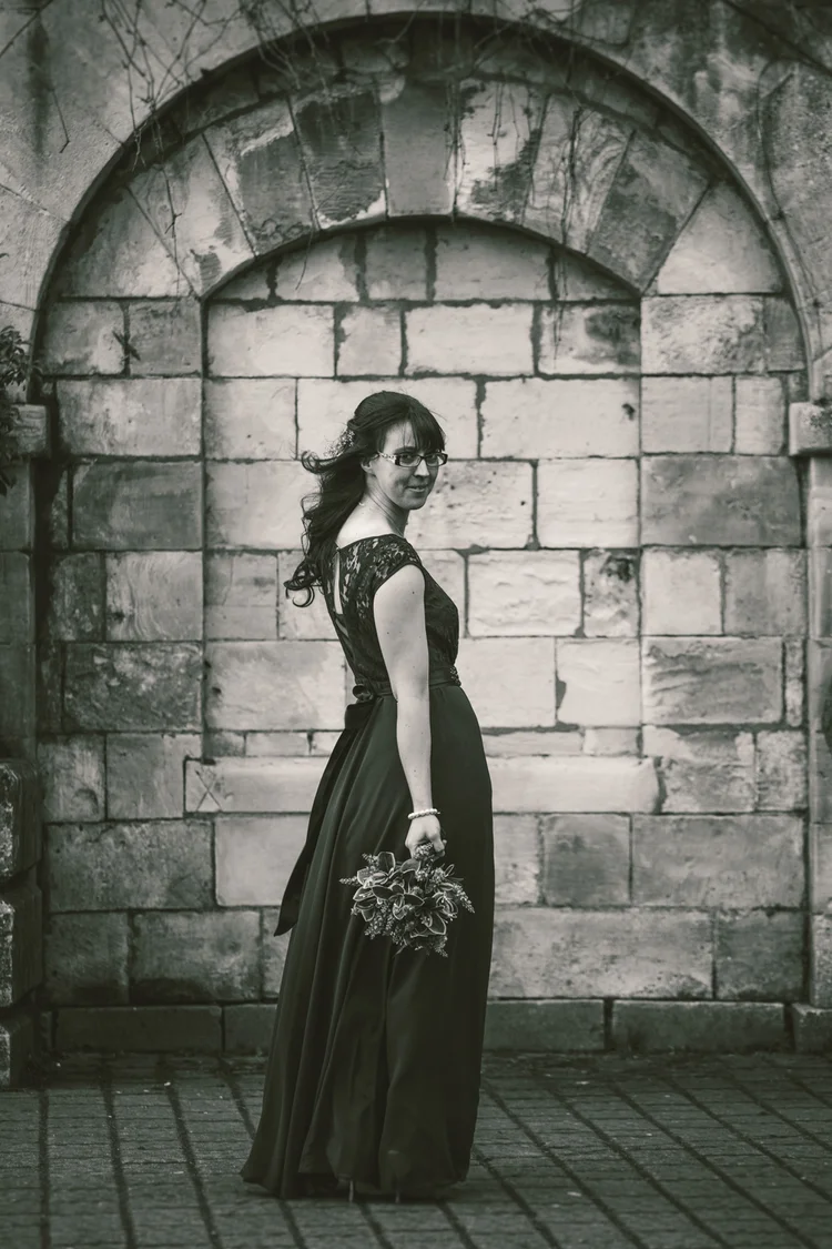 Helen and Simon's November wedding at Hazlewood Castle, York — photo 47 of 67
