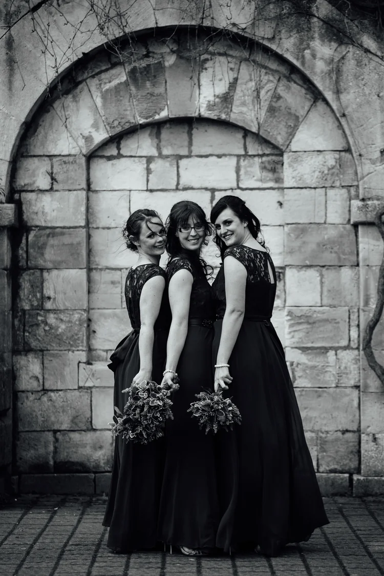 Helen and Simon's November wedding at Hazlewood Castle, York — photo 49 of 67