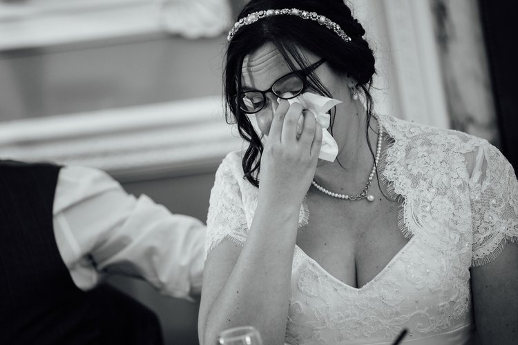 Helen and Simon's November wedding at Hazlewood Castle, York — photo 52 of 67