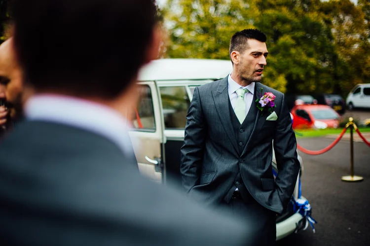 Emma and Tom's autumn wedding at Ringwood Hall, Chesterfield — photo 15 of 91