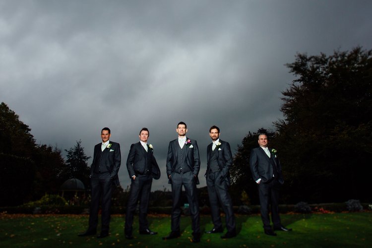 Emma and Tom's autumn wedding at Ringwood Hall, Chesterfield — photo 17 of 91
