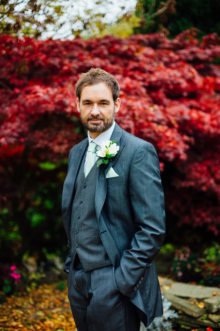 Emma and Tom's autumn wedding at Ringwood Hall, Chesterfield — photo 21 of 91