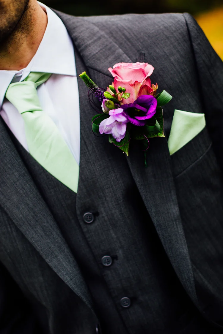 Emma and Tom's autumn wedding at Ringwood Hall, Chesterfield — photo 25 of 91