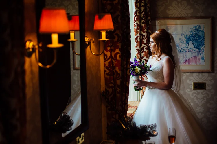 Emma and Tom's autumn wedding at Ringwood Hall, Chesterfield — photo 35 of 91