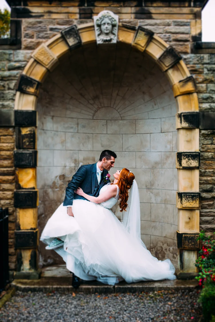 Emma and Tom's autumn wedding at Ringwood Hall, Chesterfield — photo 57 of 91