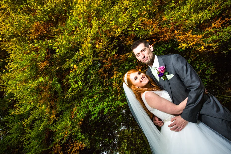 Emma and Tom's autumn wedding at Ringwood Hall, Chesterfield — photo 55 of 91