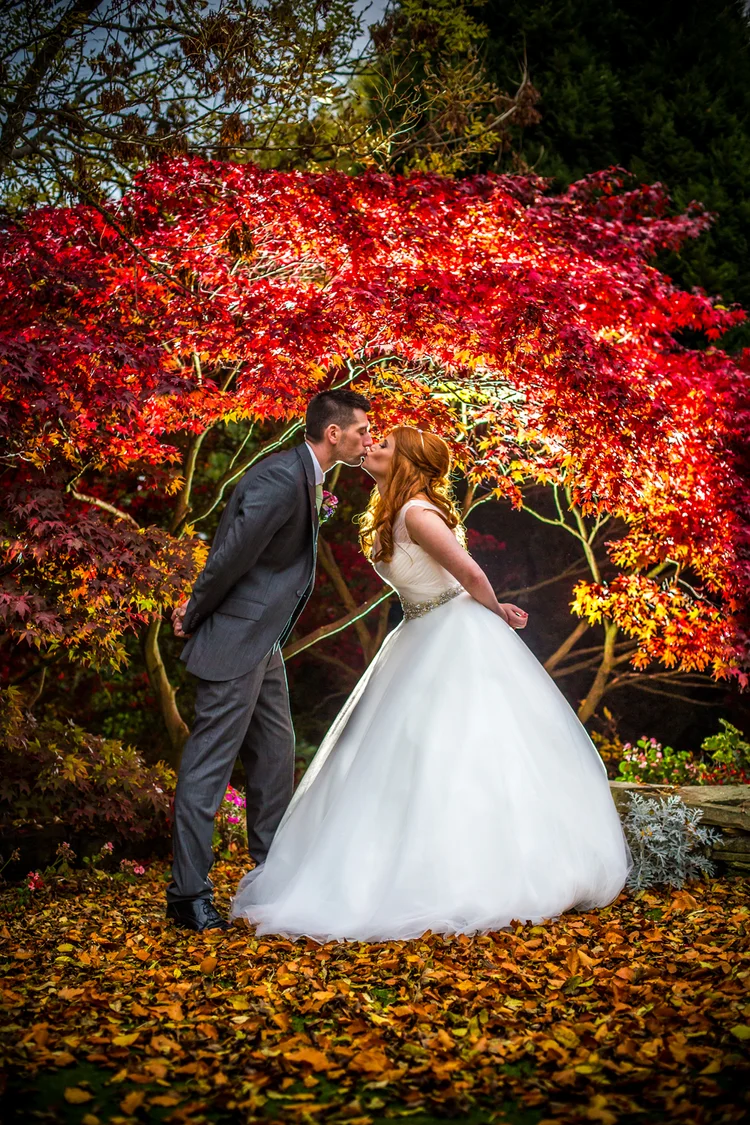 Emma and Tom's autumn wedding at Ringwood Hall, Chesterfield — photo 67 of 91