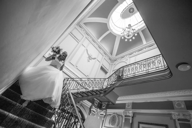 Emma and Tom's autumn wedding at Ringwood Hall, Chesterfield — photo 80 of 91