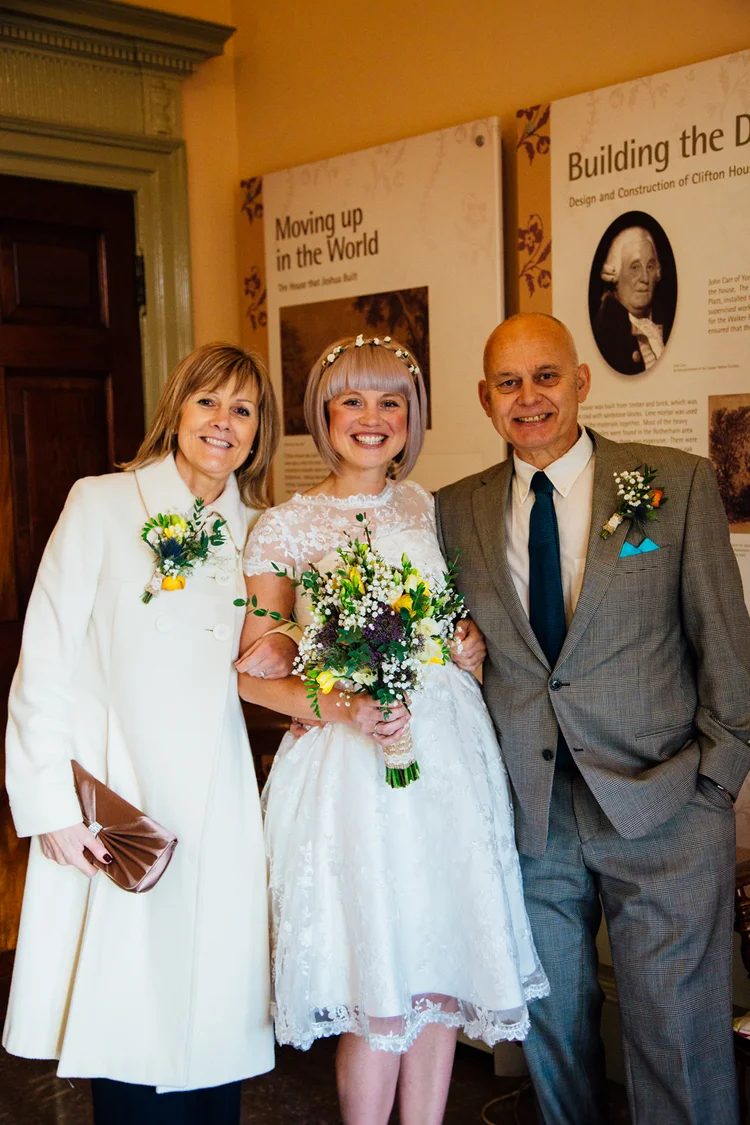 Wedding photographers shoot their own wedding at Clifton Park — photo 39 of 84