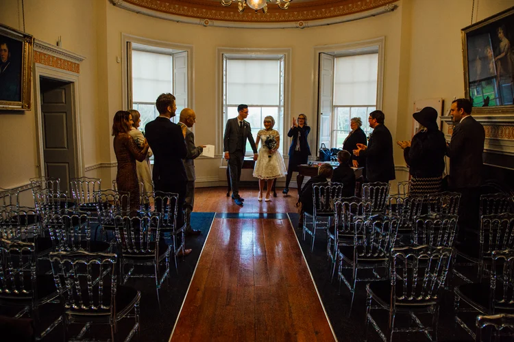 Wedding photographers shoot their own wedding at Clifton Park — photo 51 of 84