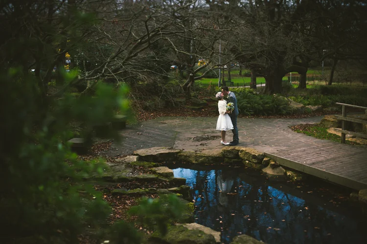 Wedding photographers shoot their own wedding at Clifton Park — photo 63 of 84